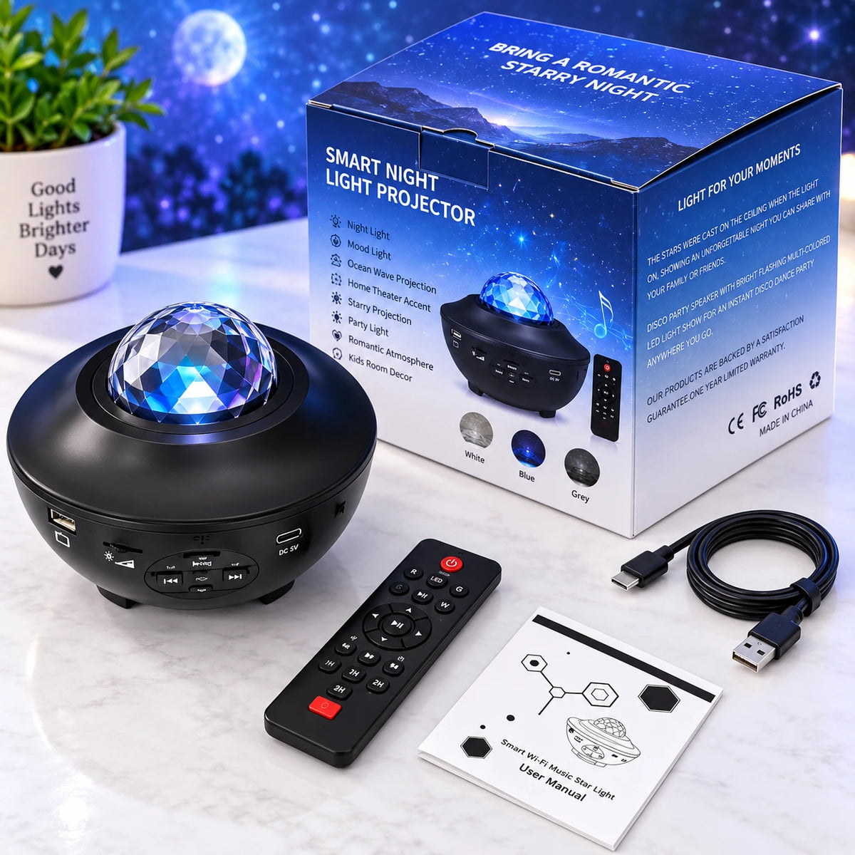 Galaxy Projector Lamp Deliverr.pk