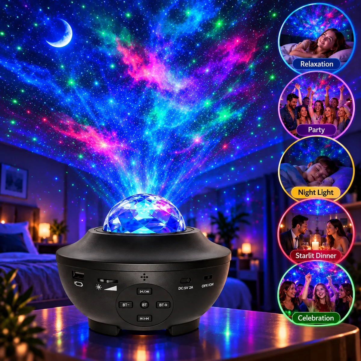 Galaxy Projector Lamp Deliverr.pk