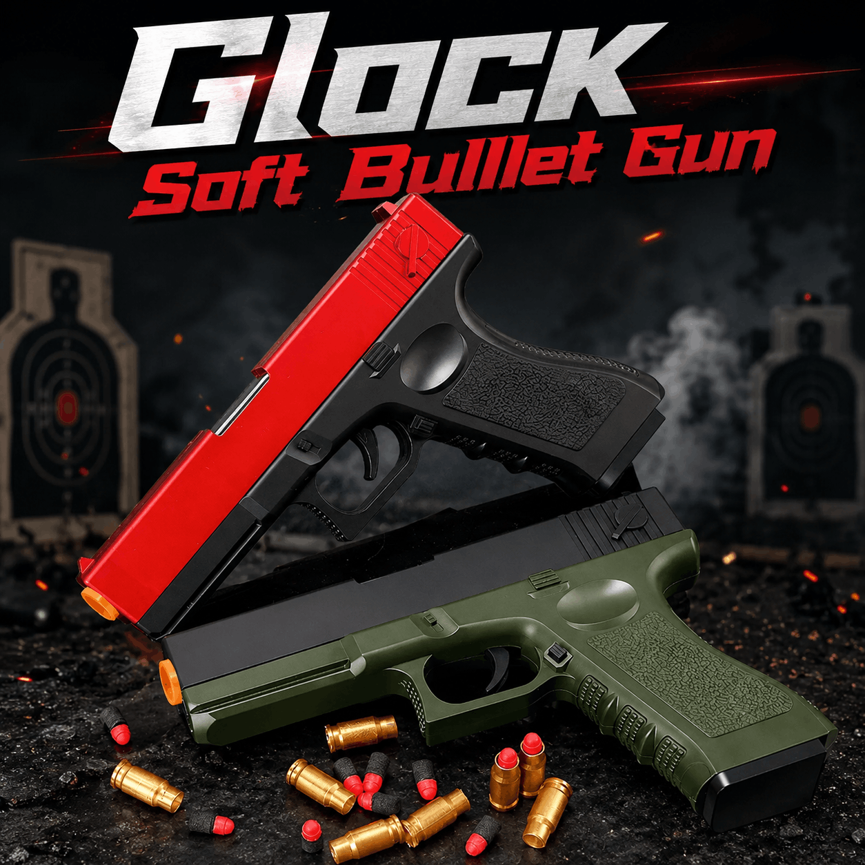 Glock Soft Bullet Gun For kids