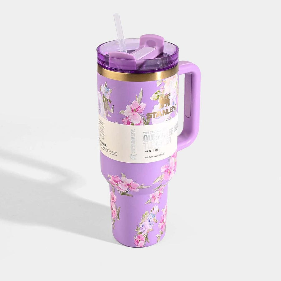 Flower Design Stanley Stainless Steel Water Tumbler 1200 ml