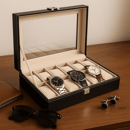 12 Slots Watch Organizer