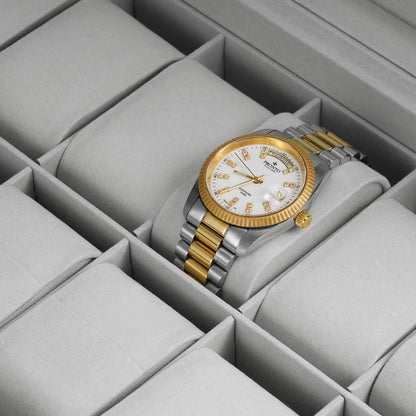 12 Slot Watch and Sunglasses Organizer for Men — Jewelry Display Watch Box