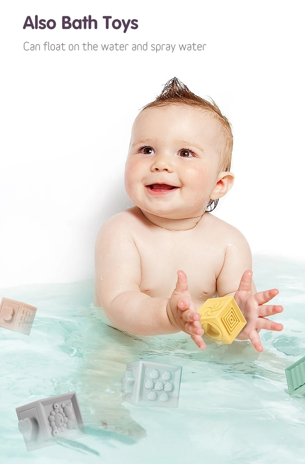 Large Soft teethers Building Blocks Numbers and Shapes For Kids