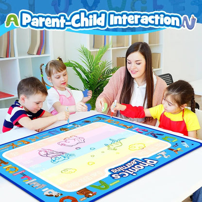 Reusable Magical Water Canvas Doodle Mat For Kids
