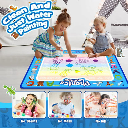 Reusable Magical Water Canvas Doodle Mat For Kids