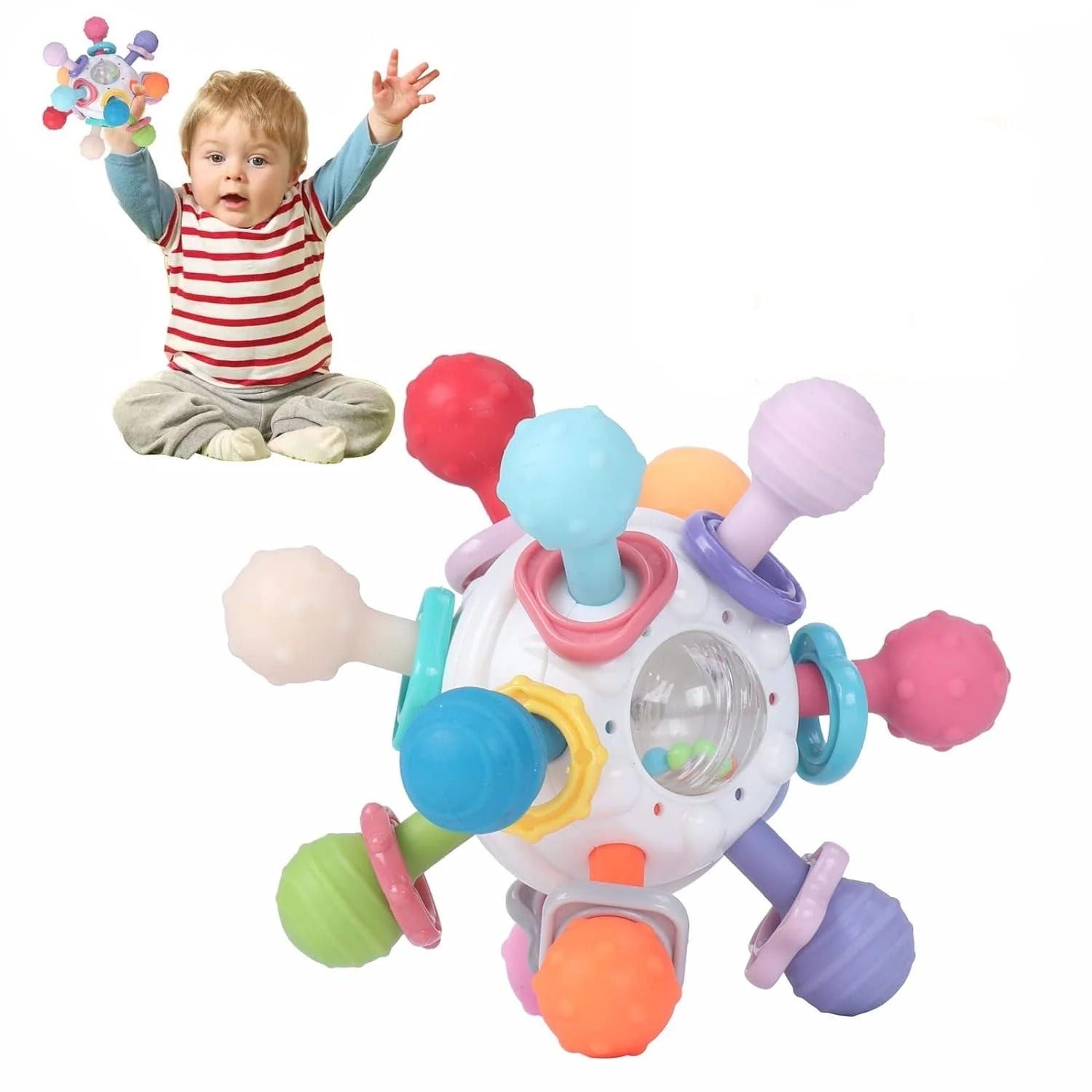 Baby Teether 0-12 Months - Toynix.pk