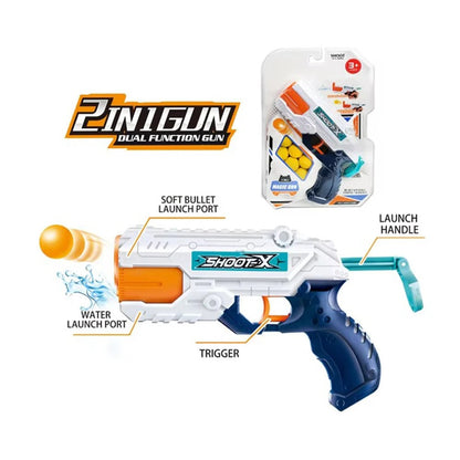 Magic 2 in 1 Shooting & Water Gun
