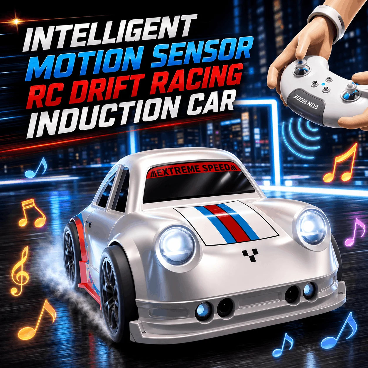 Intelligent Motion Sensor RC Drift Racing Induction Car