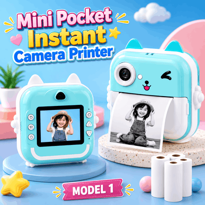 Children's photo printer with cartoon design 