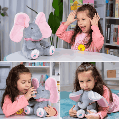 Musical Soft Peek-A-Boo Elephant Toy (Random Color | 71830)