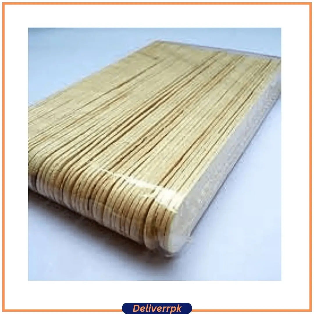 pack of wooden waxing applicators deliverrPK