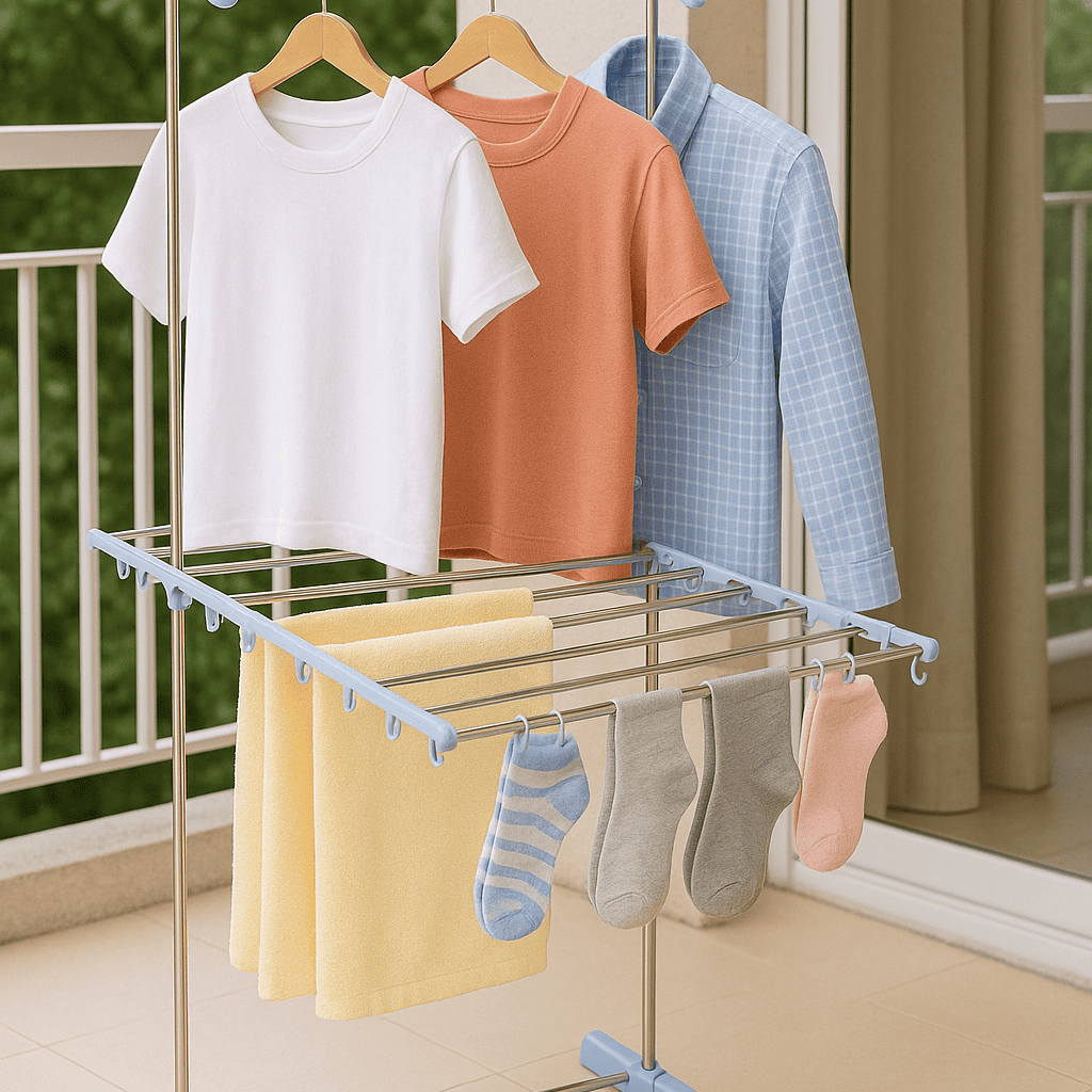 2 Layer Attachable Towel Rack
