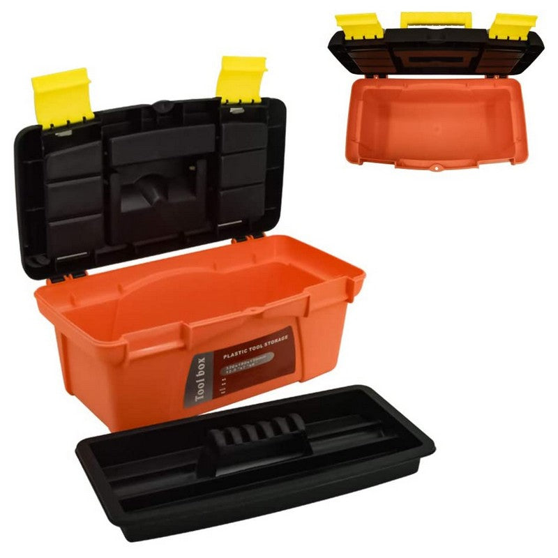 RUBIAN Heavy Duty Tool Box - 12.5 Inch - Deliverrpk