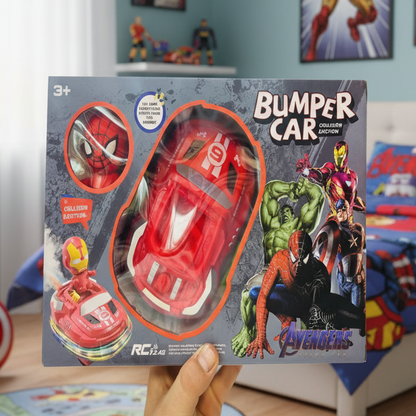 Avengers Superhero Ride-On Bumper Car for Kids
