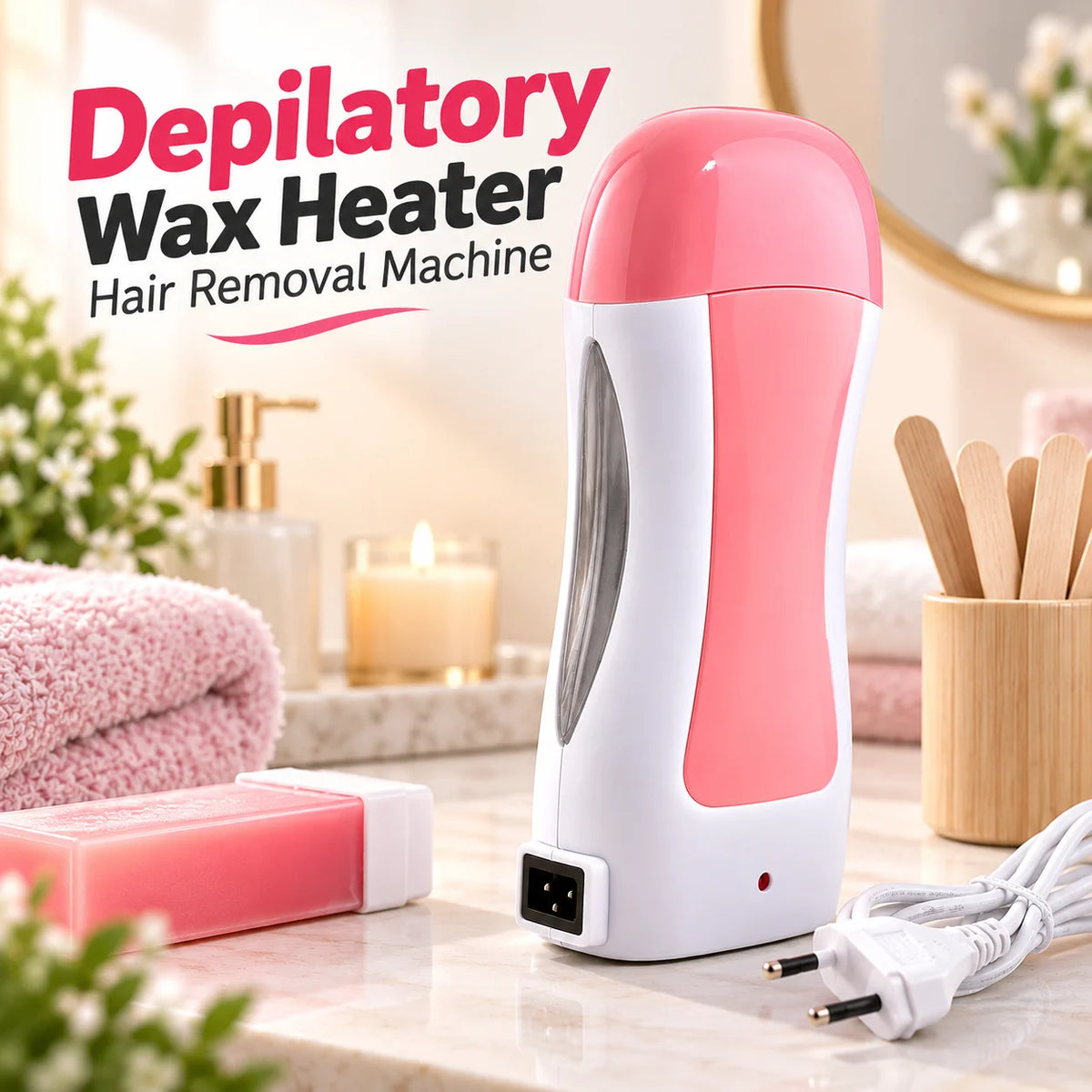 Depilatory Wax Heater Hair Removal Machine for Roll-On Wax