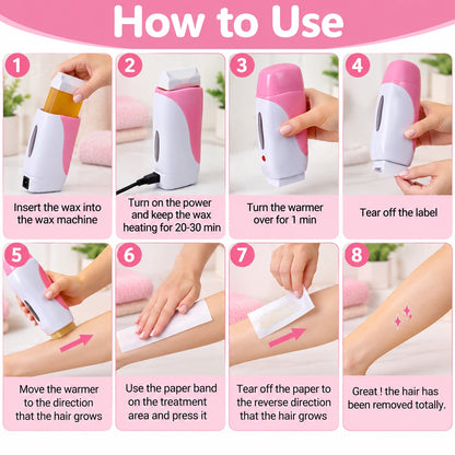 Depilatory Wax Heater Hair Removal Machine for Roll-On Wax
